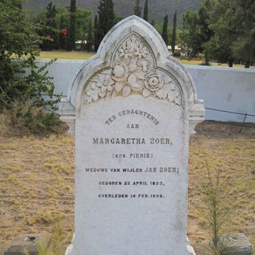 ZOER Margaretha nee PIERIK 1823-1898