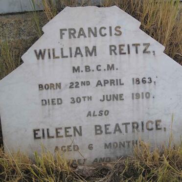 REITZ Francis William 1863-1910 :: REITZ Ellen Beatrice