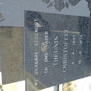 STOFBERG Theunis Christoffel 1897-1972 &amp; Anna Helena BOTHA 1901-1983