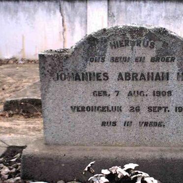 HEYNS Johannes Abraham 1909-1942