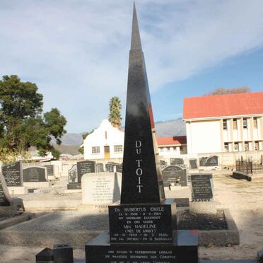 TOIT Hubertus Emile, du 1908-1964 &amp; Madeline DE SMIDT 1908-1986