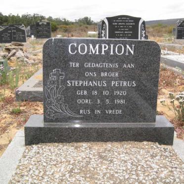 COMPION Stephanus Petrus 1920-1981