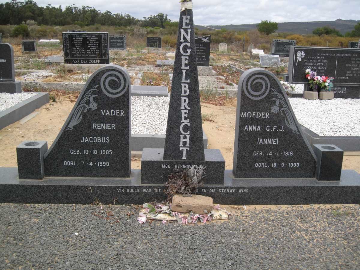 ENGELBRECHT Renier Jacobus 1905-1990 &amp; Anna G.F.J. 1918-1999