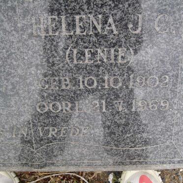 BOONZAAIER Helena J.C. 1902-1969