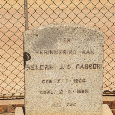 BASSON Hendrik J.C. 1900-1965