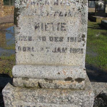 KRYNAUW Pietie 1919-1921