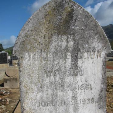 LILL Albertus Louw, van 1861-1939