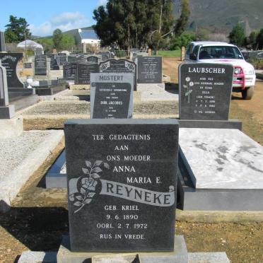 REYNEKE Anna Maria E. nee KRIEL 1890-1972