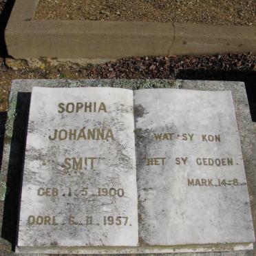 SMIT Sophia Johanna 1900-1957