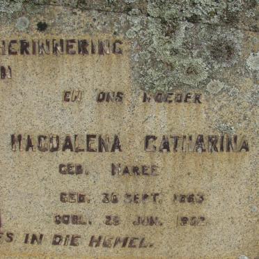 WALTERS Nicolaas Samuel 1860-1940 &amp; Magdalena Catharina MAREE 1833-1952