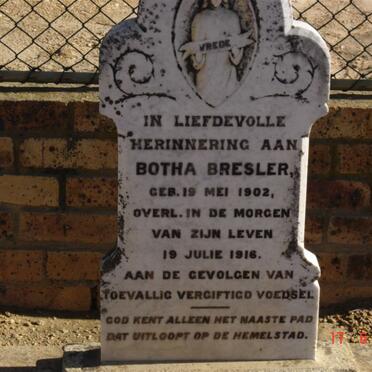 BRESLER Botha 1902-1916