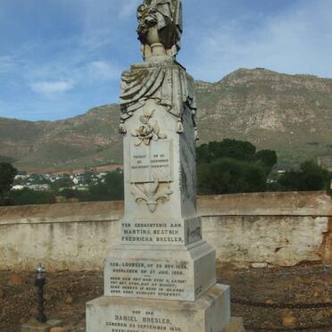 BRESLER Daniel 1830-1914 &amp; Martina Beatrix Fredricka LOUBSER 1834-1900