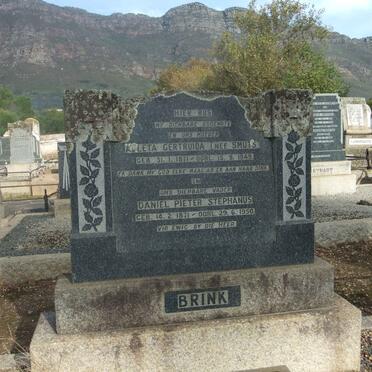 BRINK  Daniel Pieter Stephanus 1871-1950 &amp; Alletta Getruida SMUTS 1871-1949