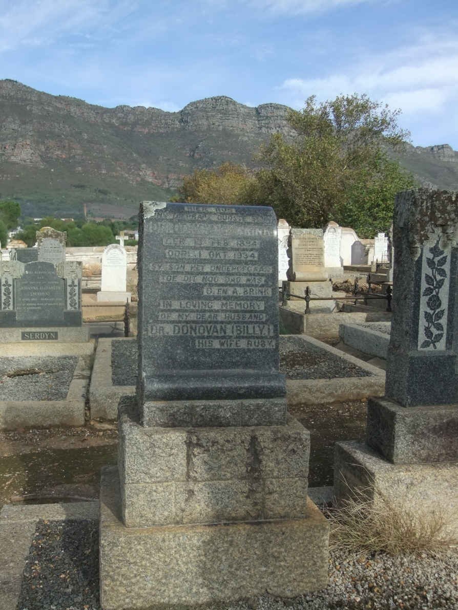 BRINK Donovan 1894-1934