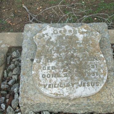 CARSTENS Maarten J.H. 1931-1931