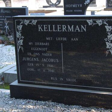 KELLERMAN Jurgens Jacobus 1931-1981
