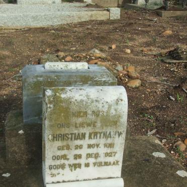 KRYNAUW Christian 1911-1927