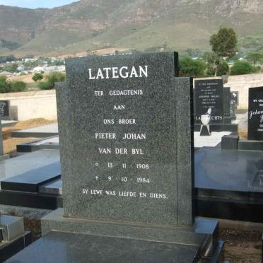 LATEGAN Pieter Johan van der Byl 1908-1984