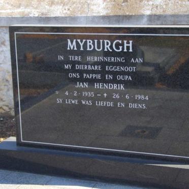 MYBURGH Jan Hendrik 1935-1984