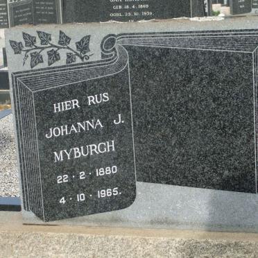 MYBURGH Johanna J. 1880-1965