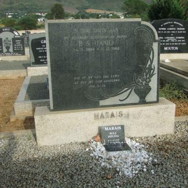 MARAIS P.S. 1894-1962 :: MARAIS H.E.J.1908-2006