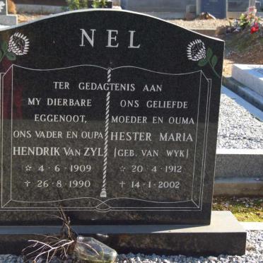 NEL Hendrik Van Zyl 1909-1990 &amp; Hester Maria VAN WYK 1912-2002