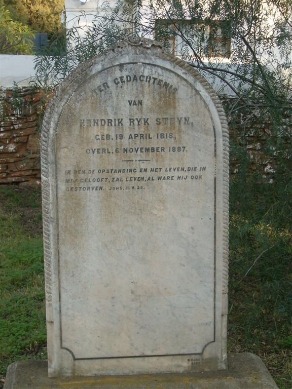 STEYN Hendrik Ryk 1818-1887