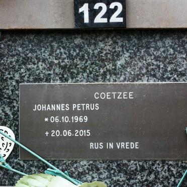 COETZEE Johannes Petrus 1969-2015