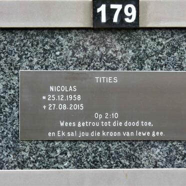 TITIES Nicolas 1958-2015