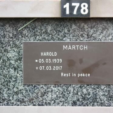 MARTCH Harold 1939-2017