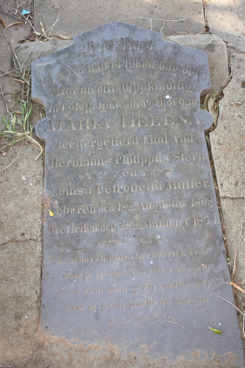 STEYN Maria Helena 1868-1871