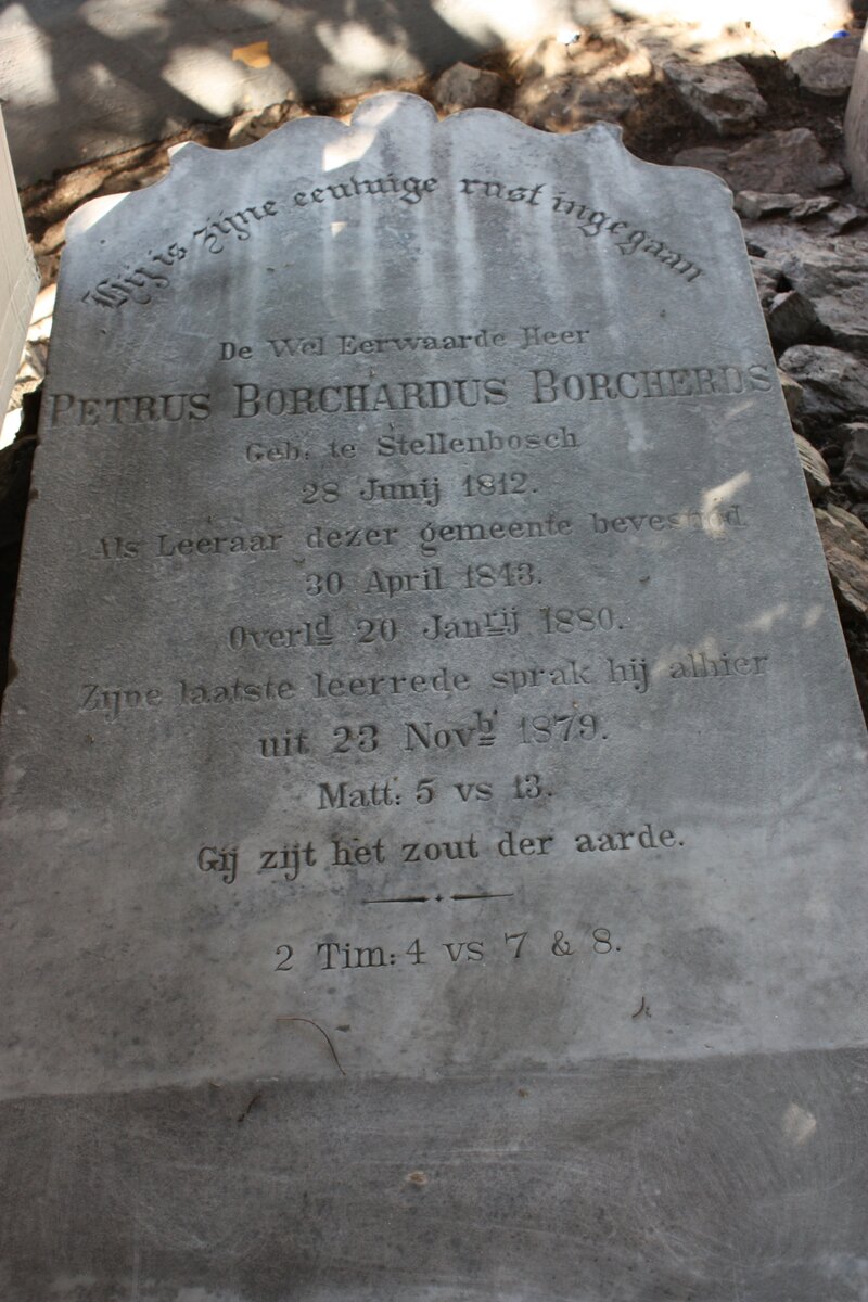 BORCHERDS Petrus Borchardus 1812-1880