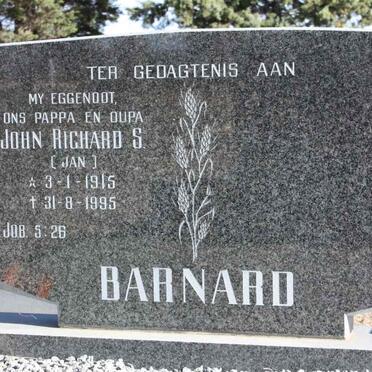 BARNARD John Richard S. 1915-1995