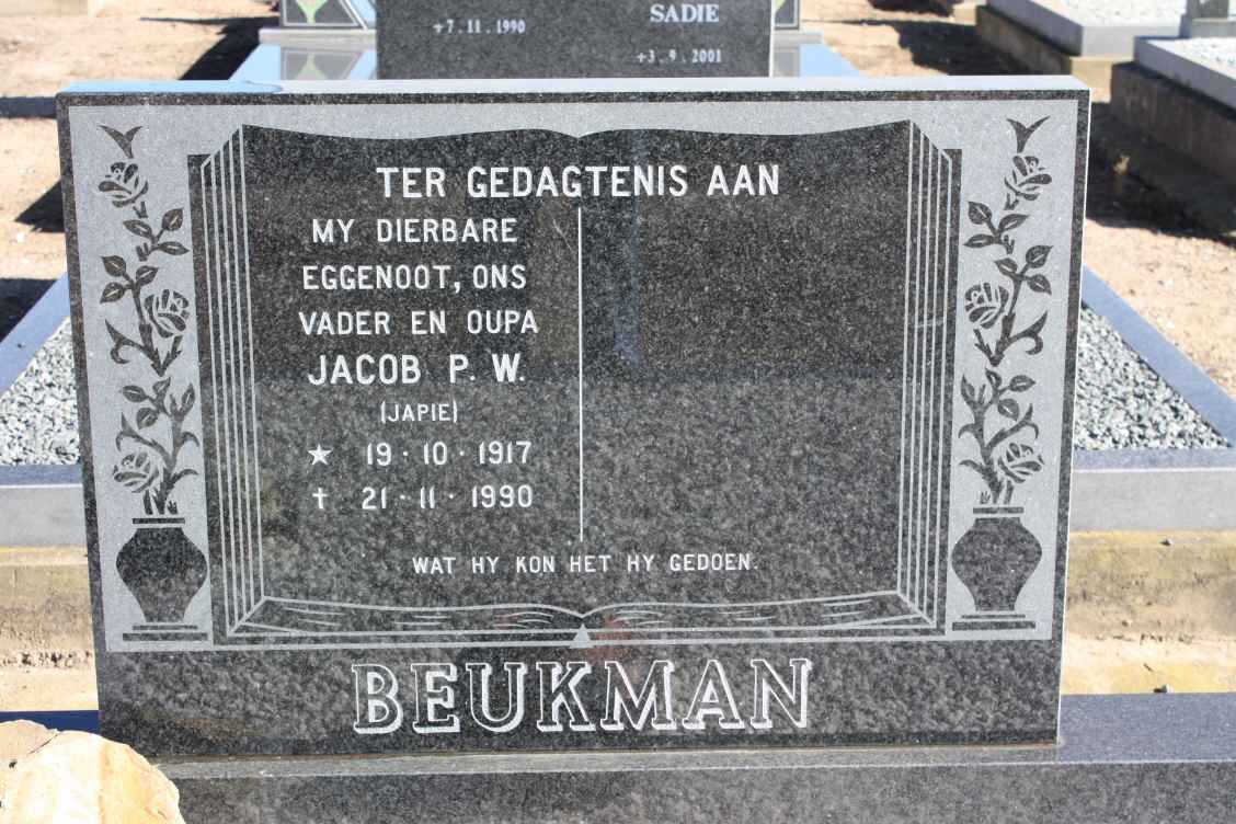 BEUKMAN Jacob P.W. 1917-1990