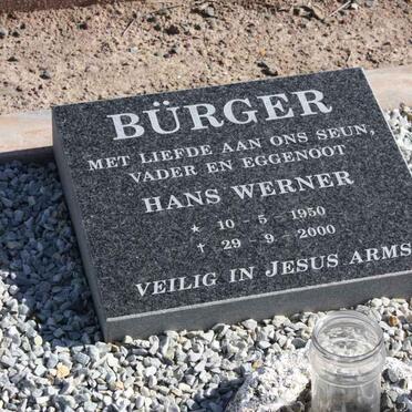BÜRGER Hans Werner 1950-2000
