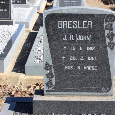 BRESLER J.A. 1912-1981