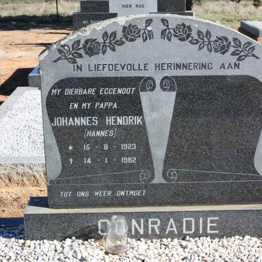 CONRADIE Johannes Hendrik 1923-1982