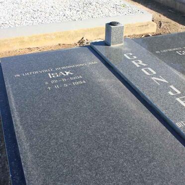CRONJE Isak 1904-1994 &amp; Corrie 1910-2001 