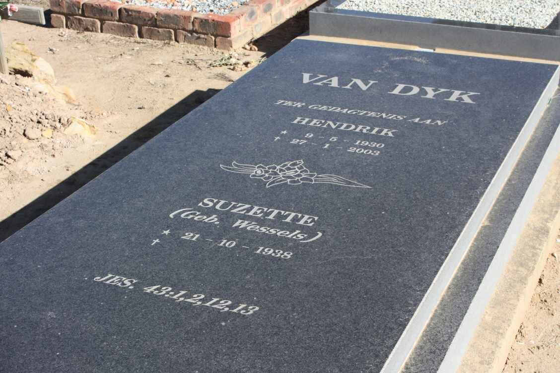 DYK Hendrik, van 1930-2003 &amp; Suzette WESSELS 1938-