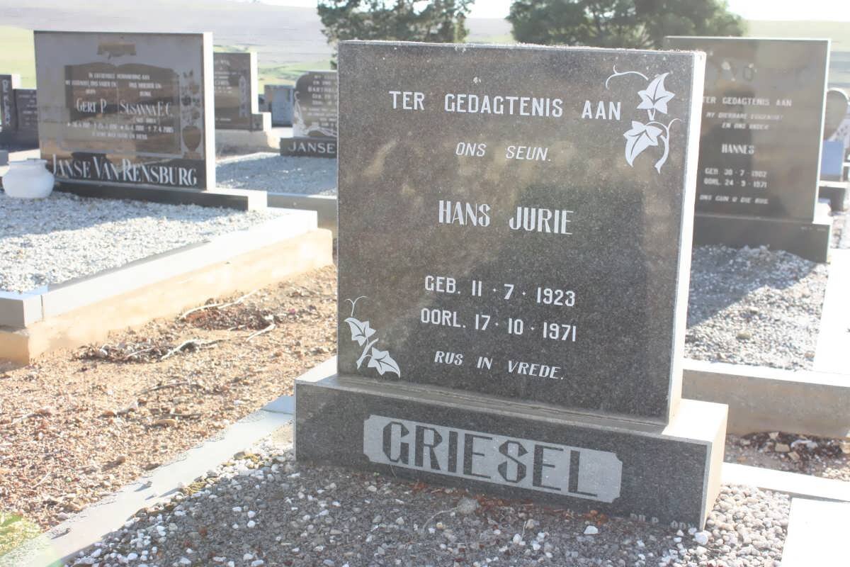 GRIESEL Hans Jurie 1923-1971