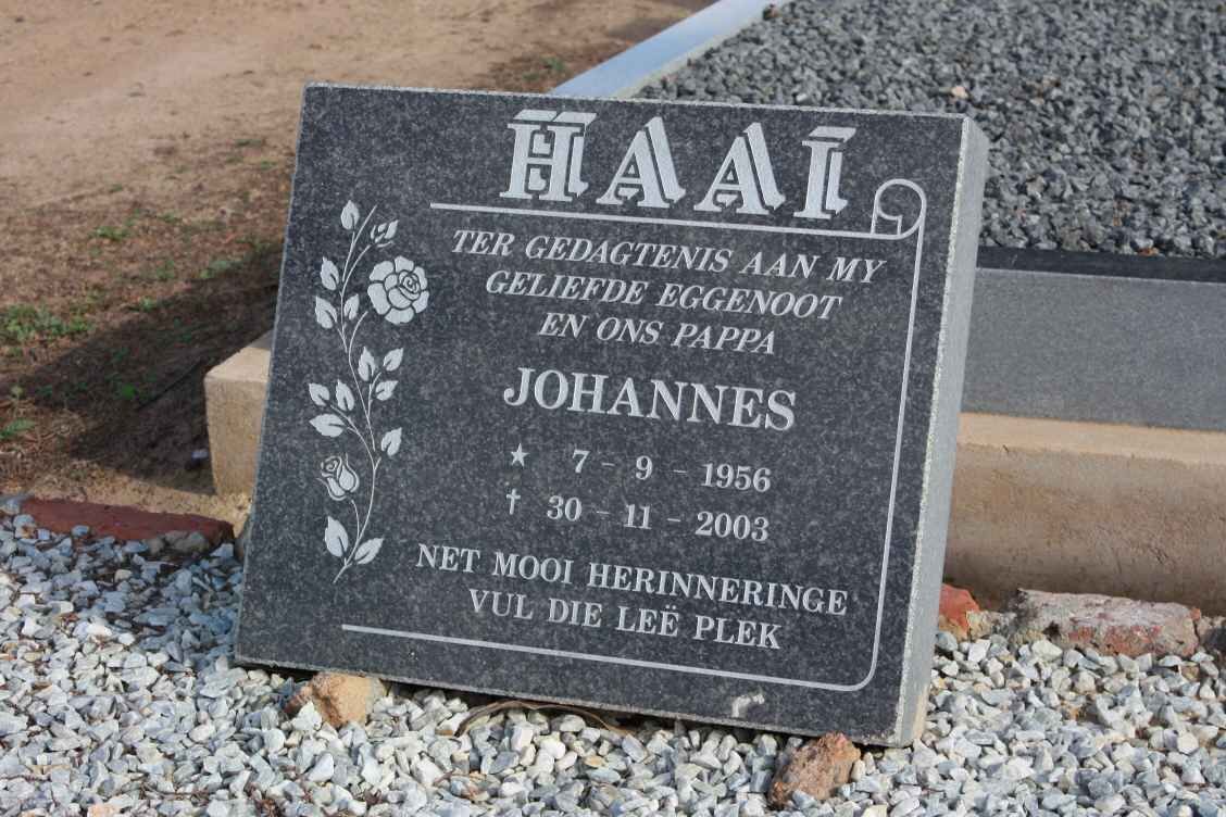 HAAI Johannes 1956-2003