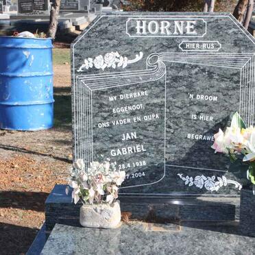 HORNE Jan Gabriël 1938-2004 