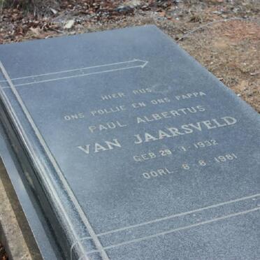 JAARSVELD Paul Albertus, van 1932-1981