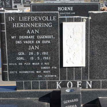 KOEN Jan 1912-1983