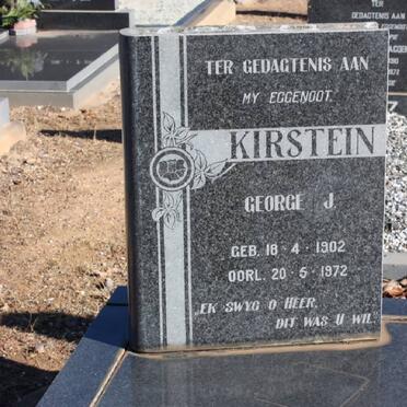 KIRSTEIN George J. 1902-1972