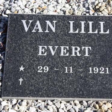 LILL Evert, van 1921-