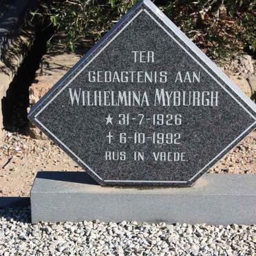 MYBURGH Wilhelmina 1926-1992