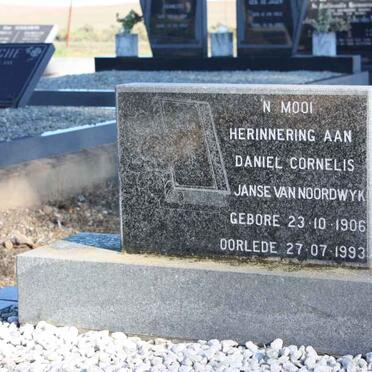 NOORDWYK Daniel Cornelis, Janse van 1906-1993