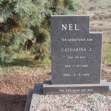 NEL Catharina J. nee VAN WYK 1900-1975