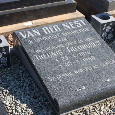 NEST Theunis Theodorus, van der 1915-1996